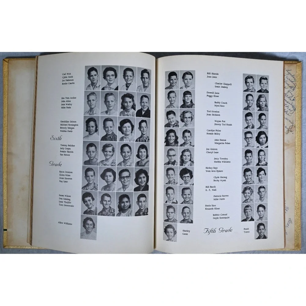 Meridian Texas School Yellow Jacket 1958 Yearbook
